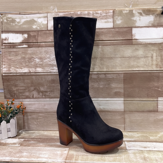 Botas QBM Plataforma Negro - PREVENTA con Despacho 13/07