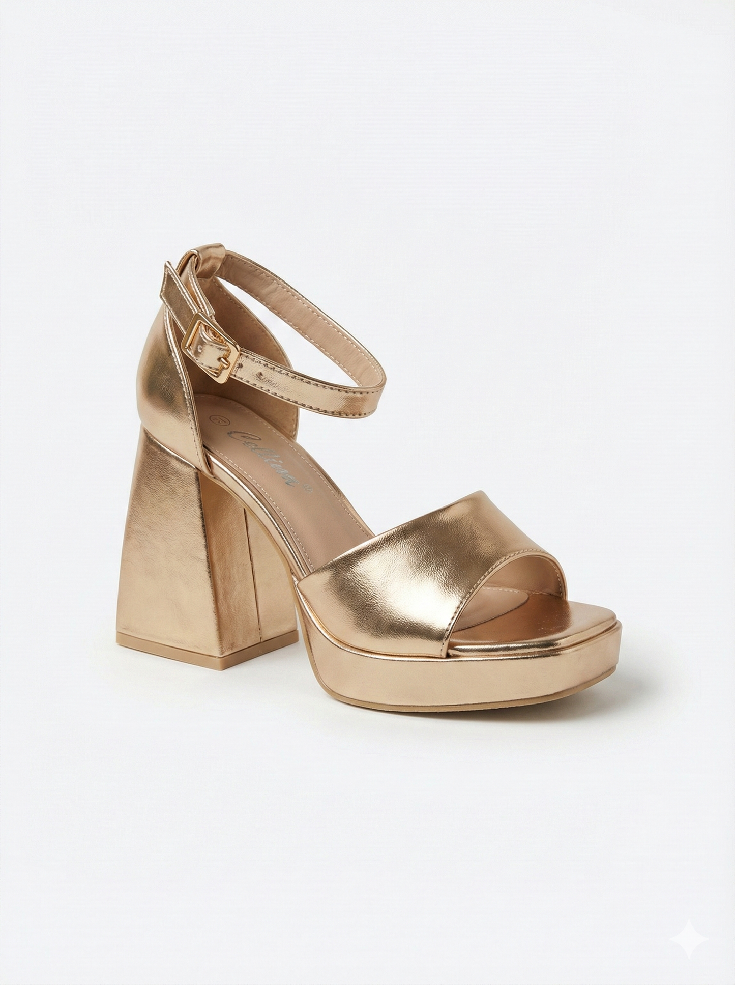 Sandalia Plataforma Golden Glam
