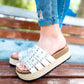 Sandalias Gladiadoras Blanco