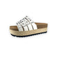 Sandalias Gladiadoras Blanco