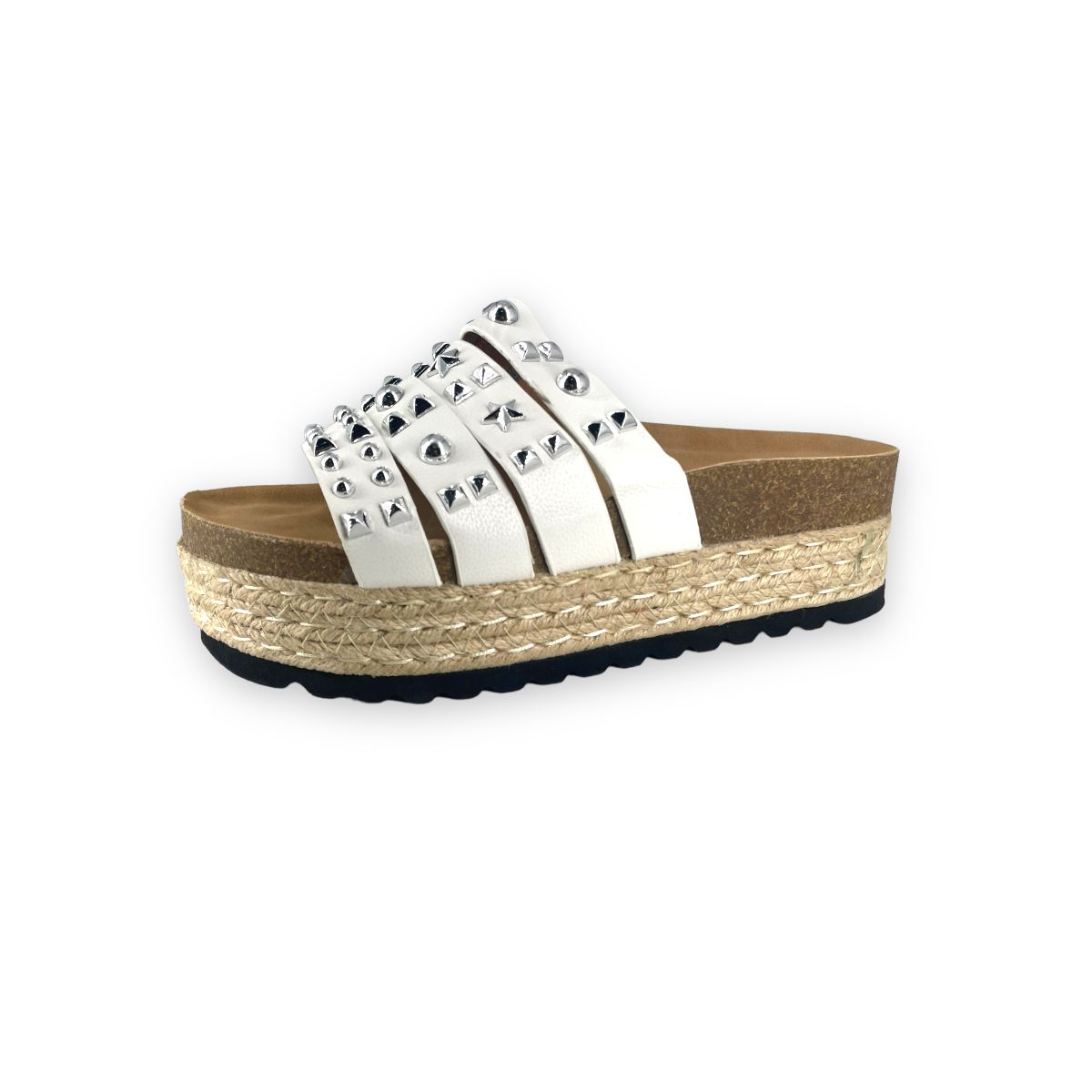 Sandalias Gladiadoras Blanco