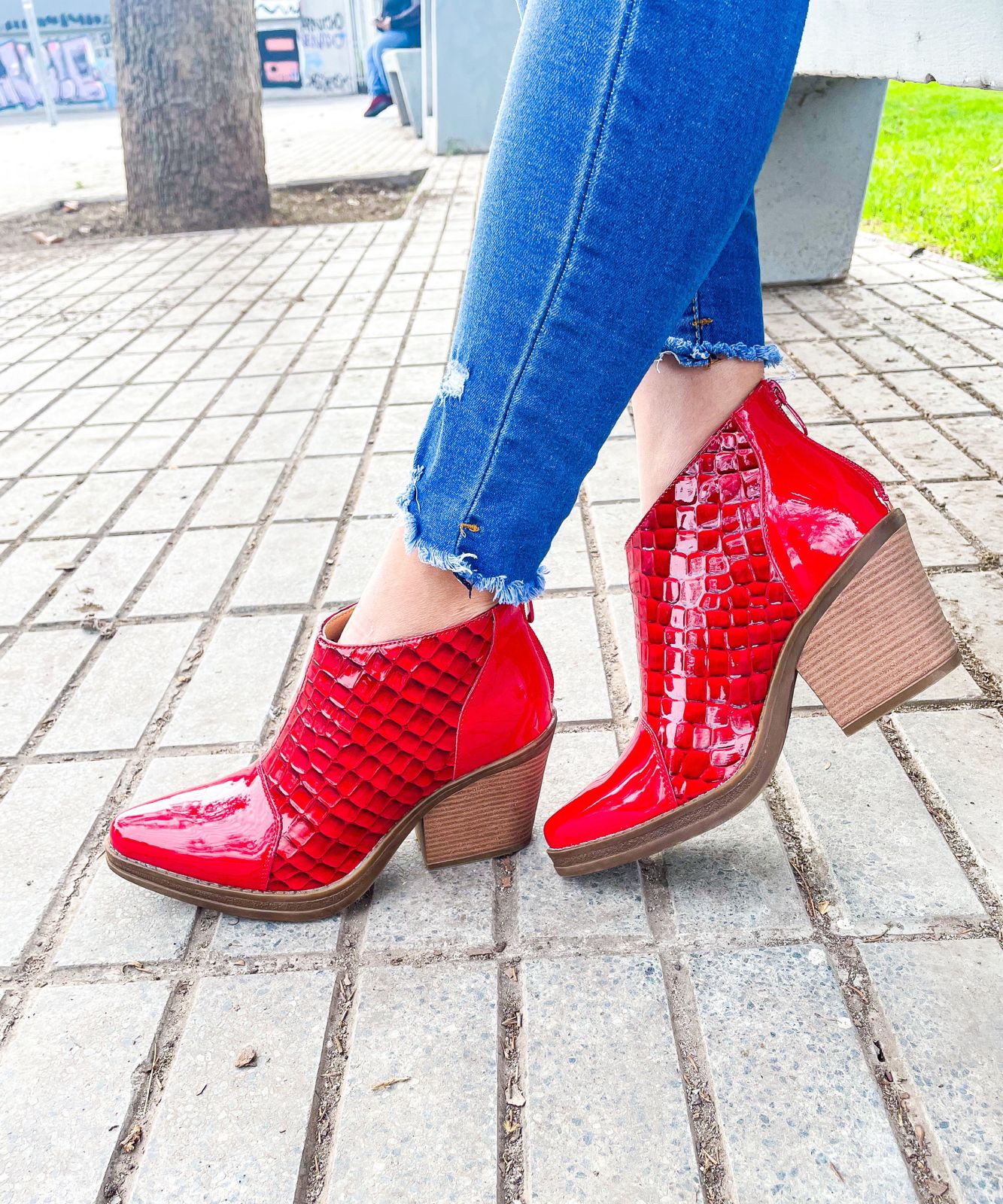 Botines Kai Rojo
