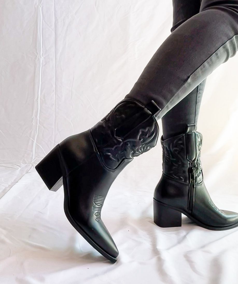 Botin Texan gloria Negro (preventa)
