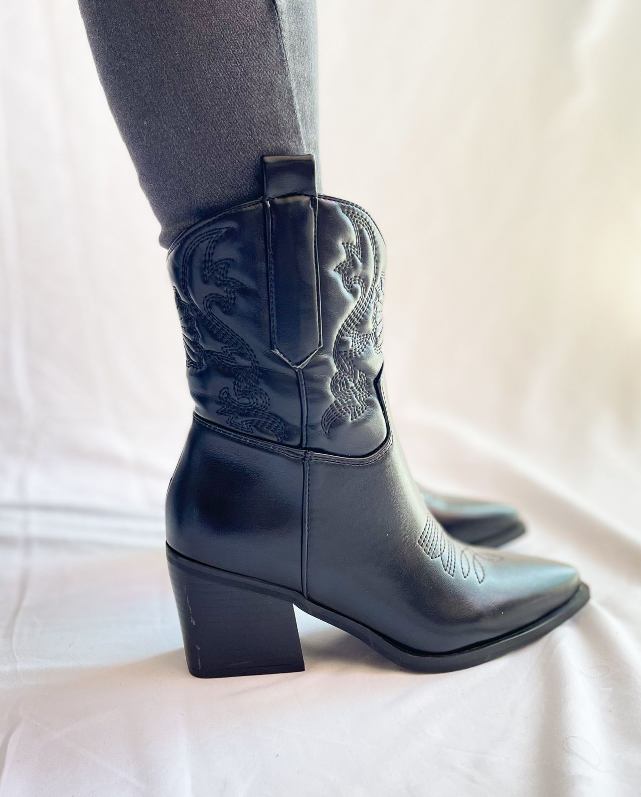 Botin Texan gloria Negro (preventa)
