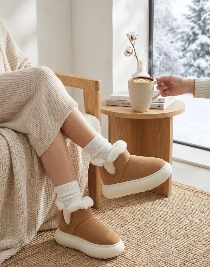PANTUBOTAS extra calentitas extra livianas camel