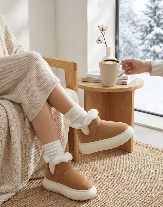 PANTUBOTAS extra calentitas extra livianas camel