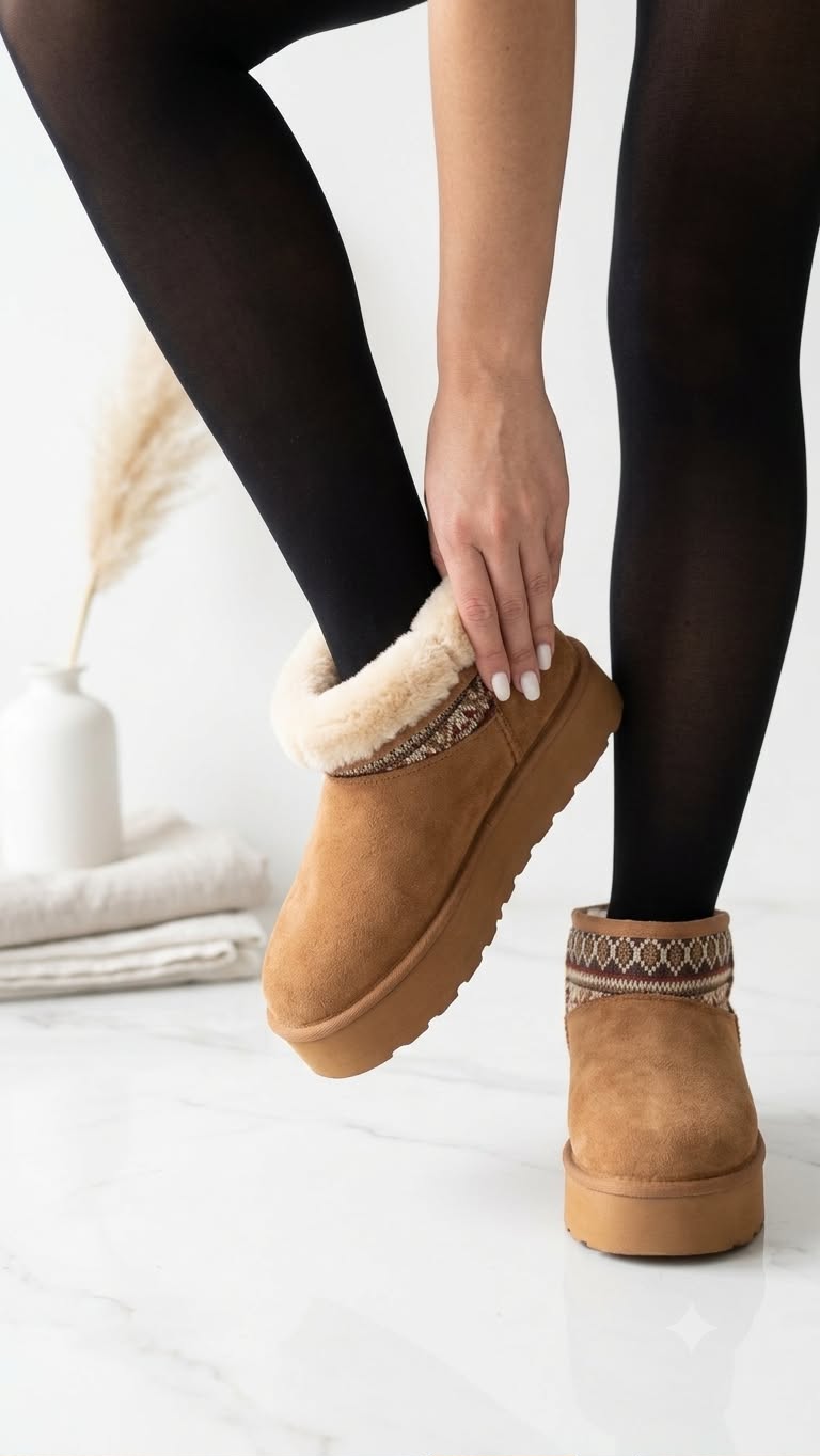 Botin pantubota con chiporro Modelo Fatima color camel