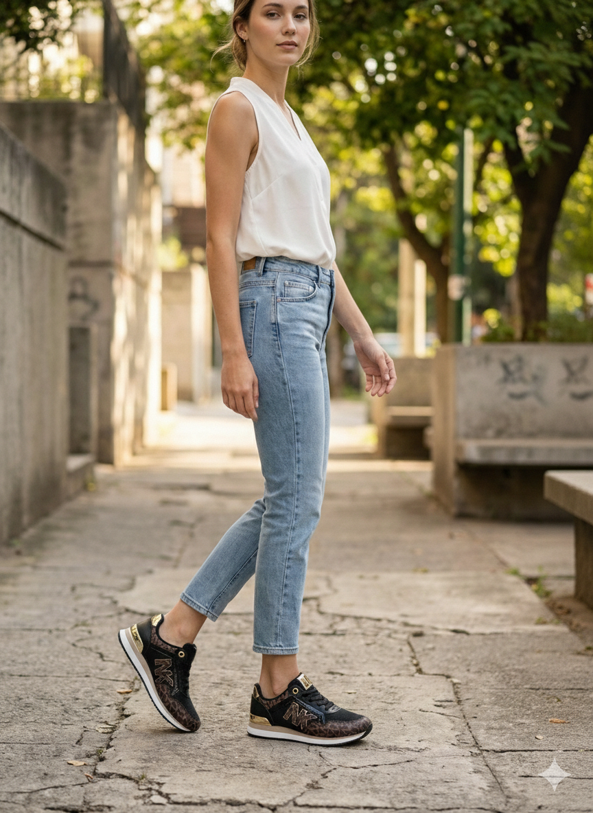 Zapatilla Urbana Lux Dream Negro