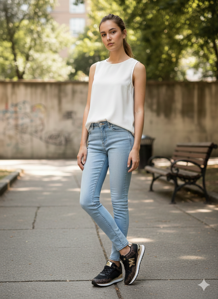 Zapatilla Urbana Lux Dream Negro