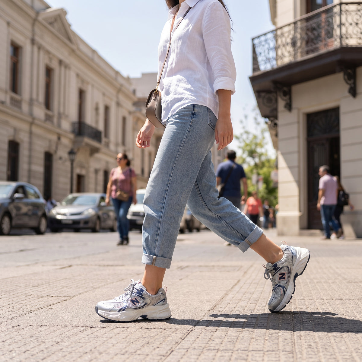 Zapatillas Urbanas Nova Azul/Plata