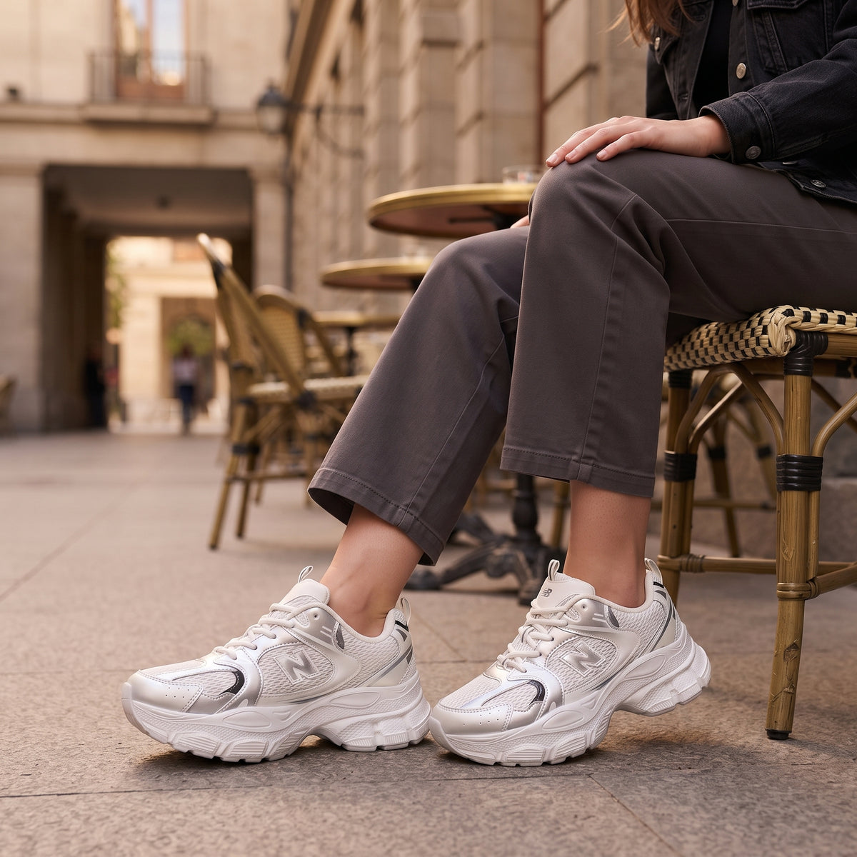 Zapatillas Urbanas Nova Blanco/Plata