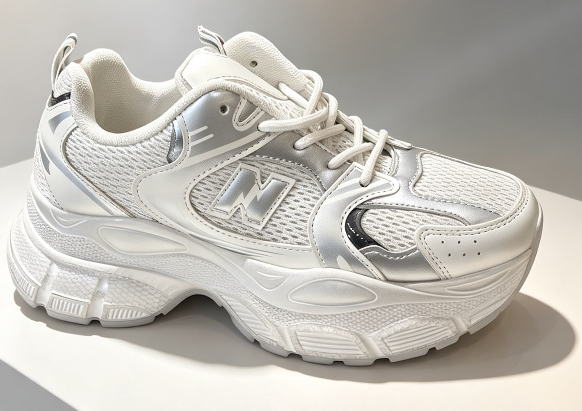 Zapatillas Urbanas Nova Blanco/Plata
