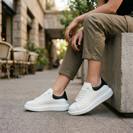 Zapatillas Zarita Blanco/Negro