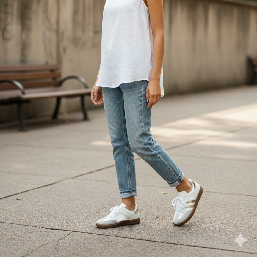 Zapatillas New Samba Dorado