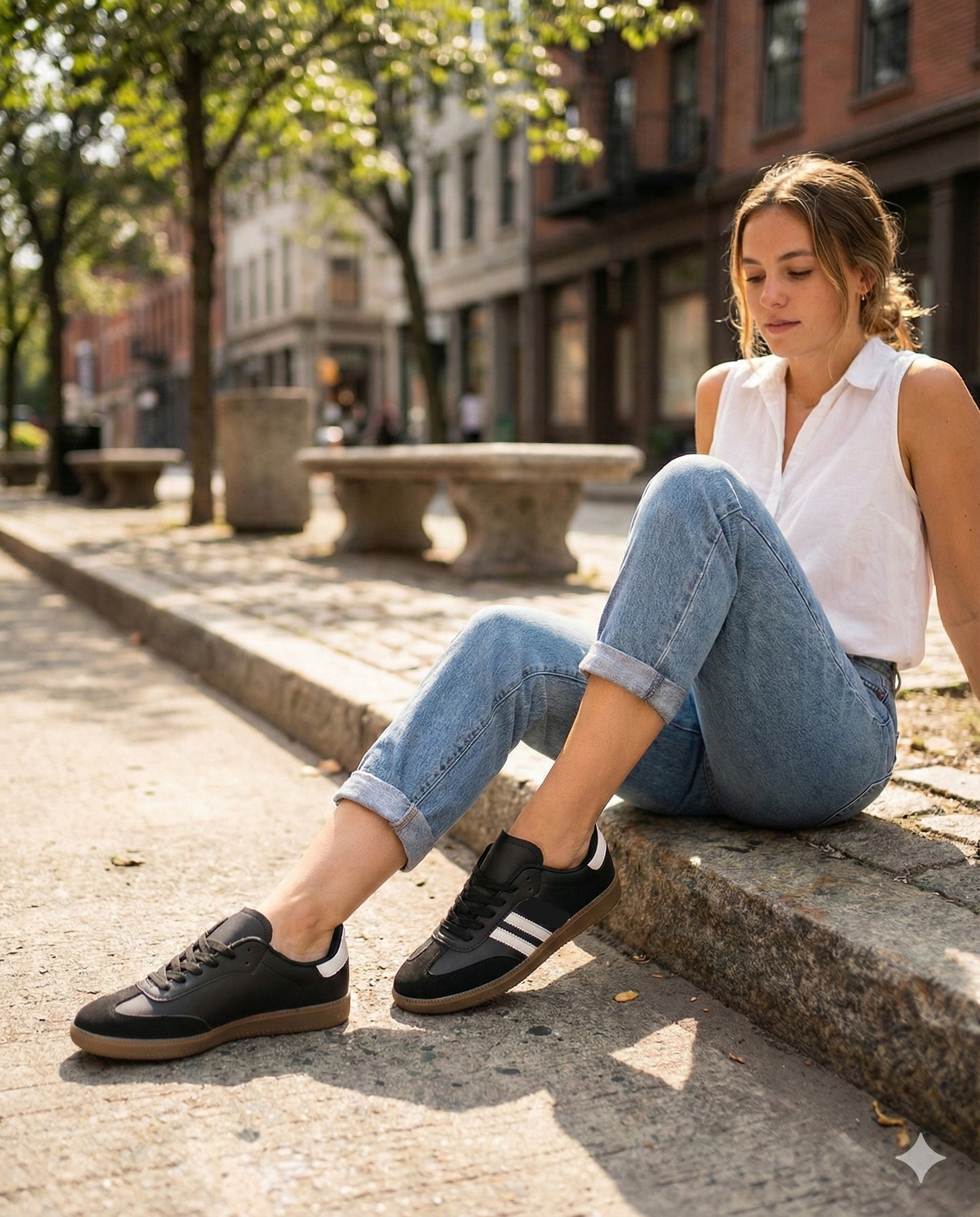 Zapatillas New Samba Negro