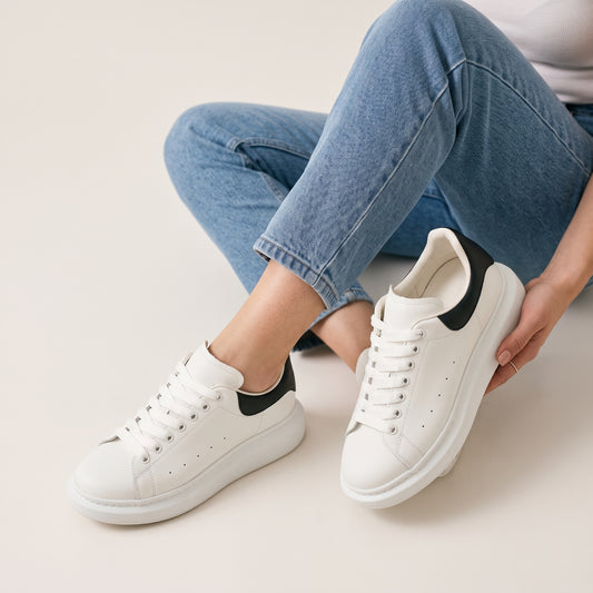 Zapatillas Zarita Blanco/Negro