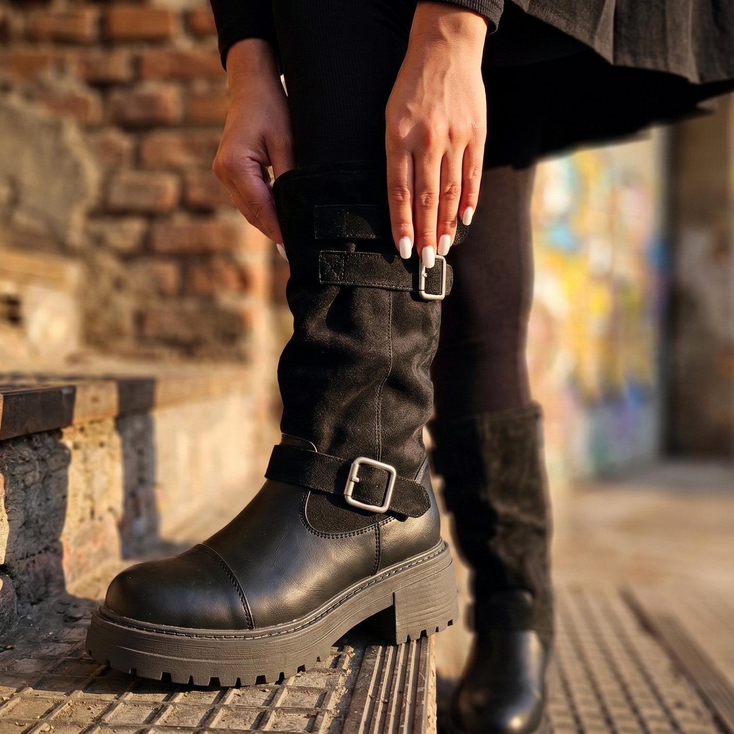 Bota Lola Negro