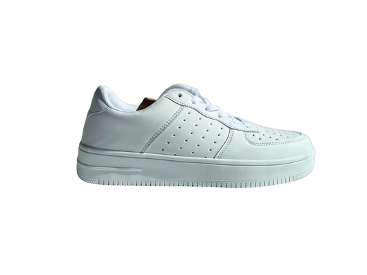 Zapatillas clasica blanca hasta 45