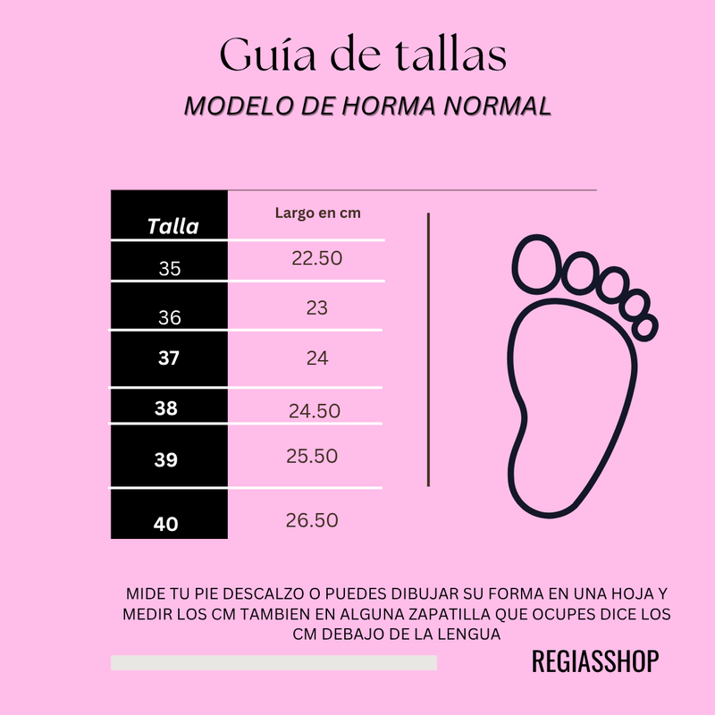 Guía de tallas