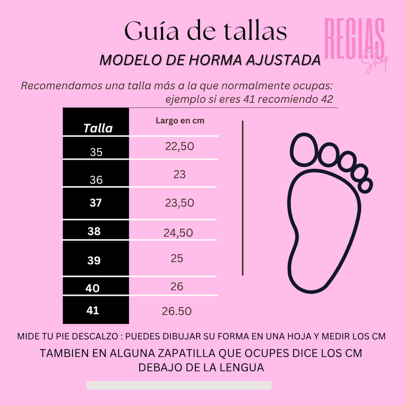 Guía de tallas