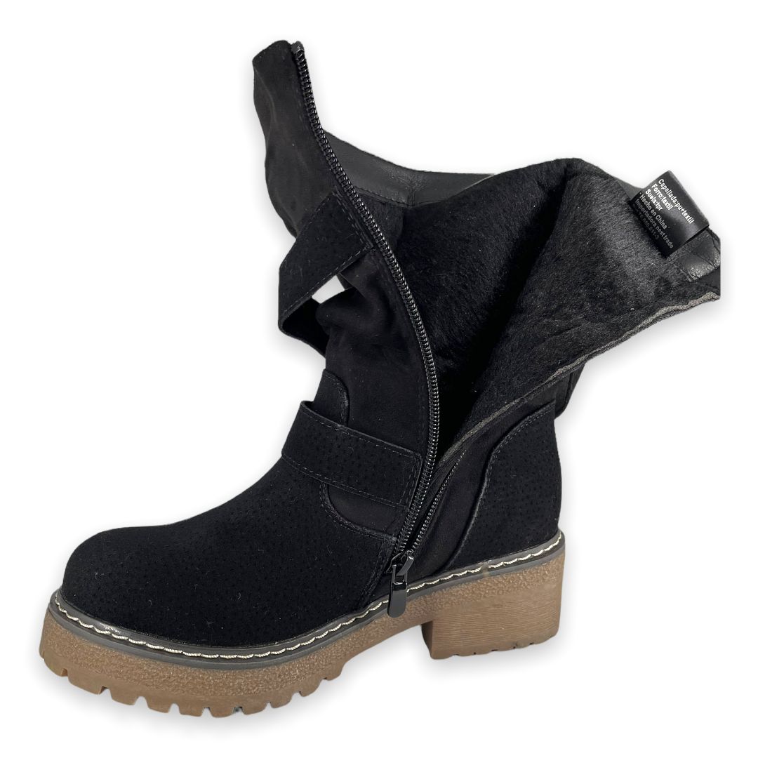 Botas Estefany Negro abierto