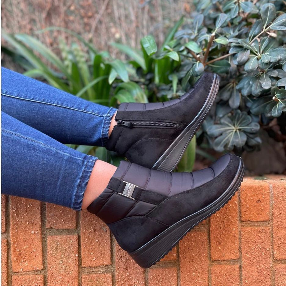 Botin Ana Negro - impermeables termicos