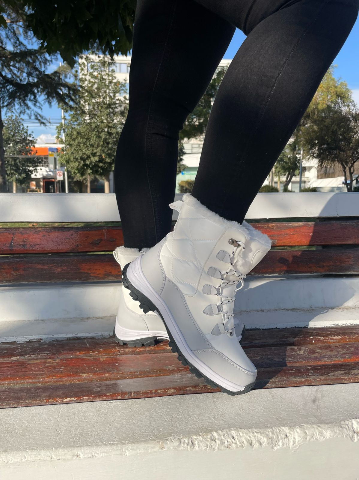 Botines Beta Blanco