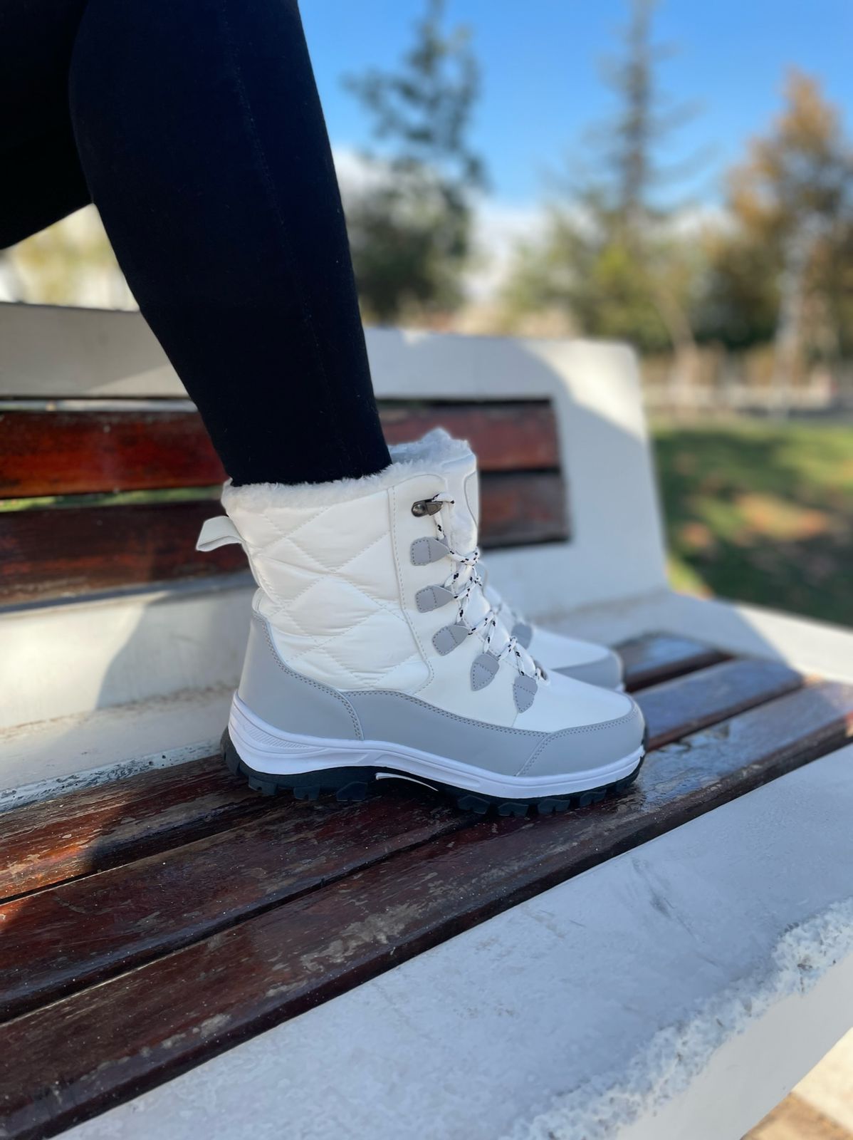 Botines Beta Blanco