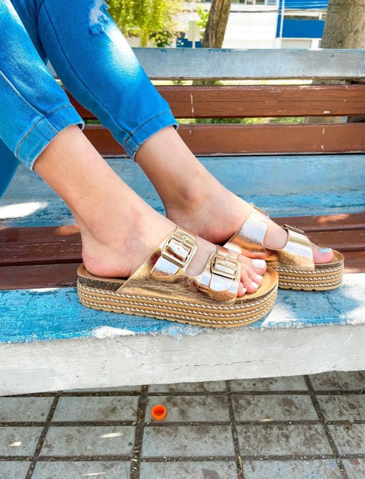 Sandalias Lin Dorado
